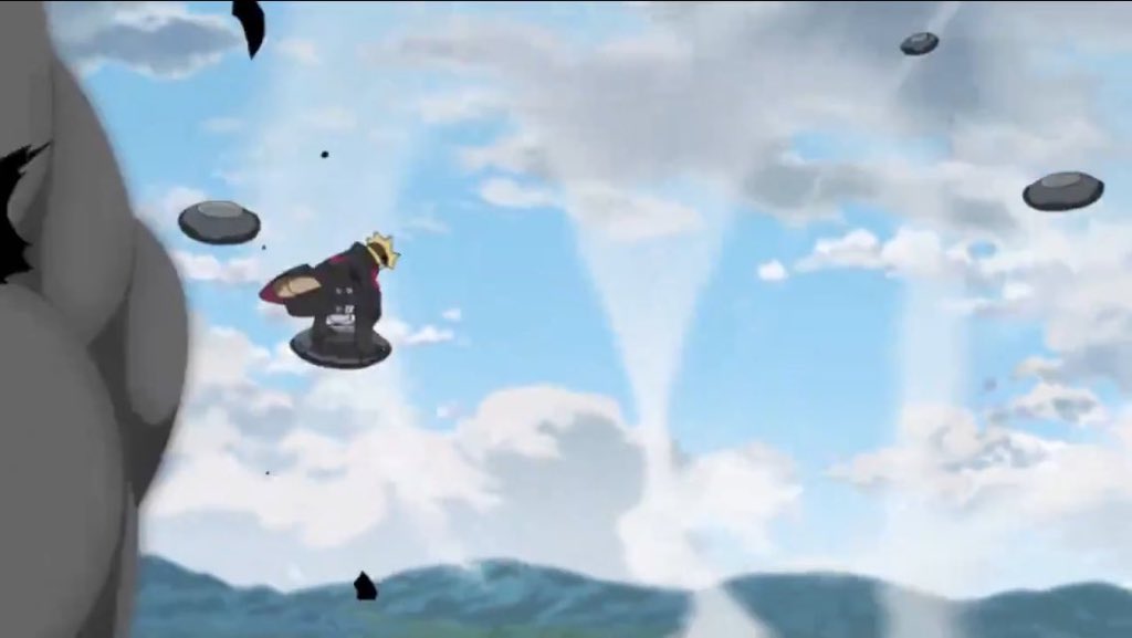 “Estes eram fatos: Uzumaki Boruto era um prodígio.

Se tentasse alguma coisa, ele poderia fazê-lo.

Enquanto havia as grandes reservas de chakra que tinha herdado de seu pai, era provavelmente o sangue Hyuuga que tinha herdado de sua mãe, Hinata.”

- Boruto Novel