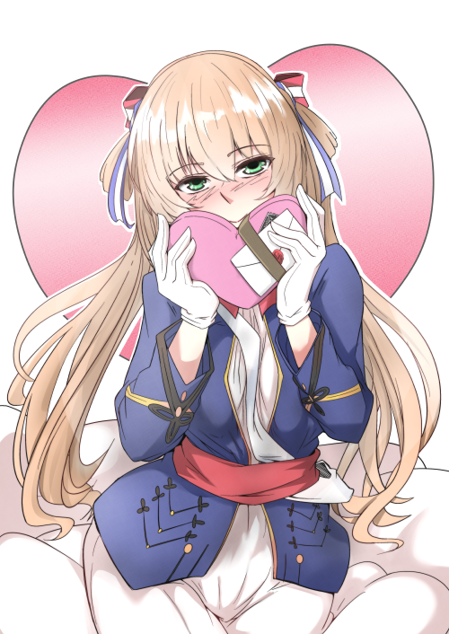スプリングフィールド(ドールズフロントライン) 「そういえば去年春田のバレンタインイラスト書いたのを忘れてた 」|ミナミくんちゃん＠23年は頑張るのイラスト