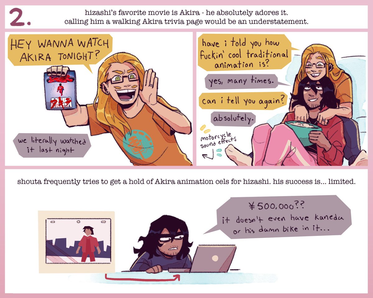 fernsnailz's tweet image. happy valentine’s day everyone, i am using today as an excuse to share some extremely specific erasermic headcanons i have because why not