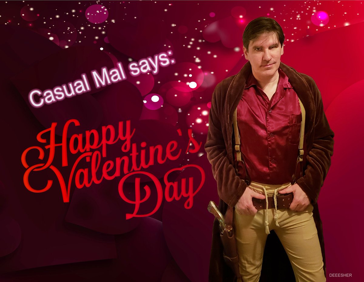 Hope your Valentine's Day is filled with Serenity ❤️
....
#firefly #browncoat #browncoats #JossWhedon #fireflycosplay #cosplay #cosplayersofinstagram #cosplayguy #over30cosplay #over40cosplay #captainmalcosplay #NathanFillion #HappyValentinesDay #valentinesday2021 #BeMyValentine