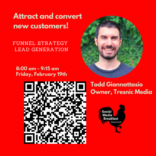 socmedbreaksav's tweet photo. February 2021 🎯 SMBSAV |  Attract &amp; Convert More Customers | Todd Giannattasio | Owner Tresnic Media - https://t.co/nmvaa36EzV https://t.co/n6c1fm1b5K