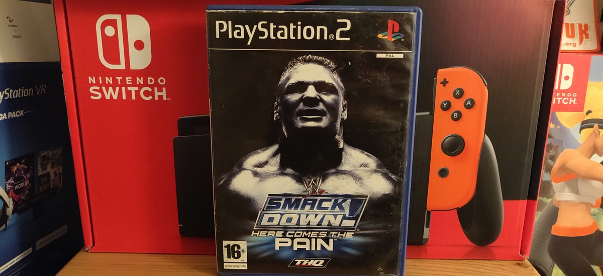  #100Games100DaysDay 25/100:  #WWE Smackdown Here Comes The Pain ( #PS2, 2003)With  #NXTTakeOver minutes away, let me present to you... The greatest wrestling game of all time.Yeah I said it.