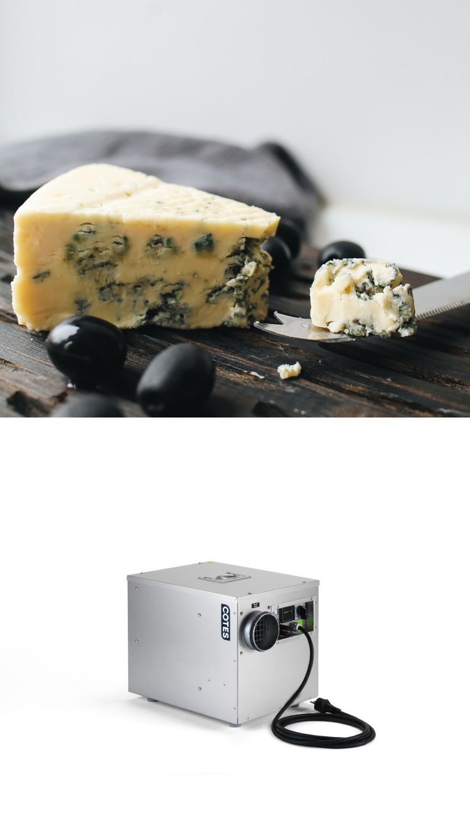 AmbaleCo's tweet image. There is a fine balance that has to be maintained while ripening the cheese. We have to make sure the climate is not too dry that the cheese dries out nor too humid that it encourages #molddevelopment. 
#Dehumidifiers in the cheese industry are crucial. 

#dairyprocessing