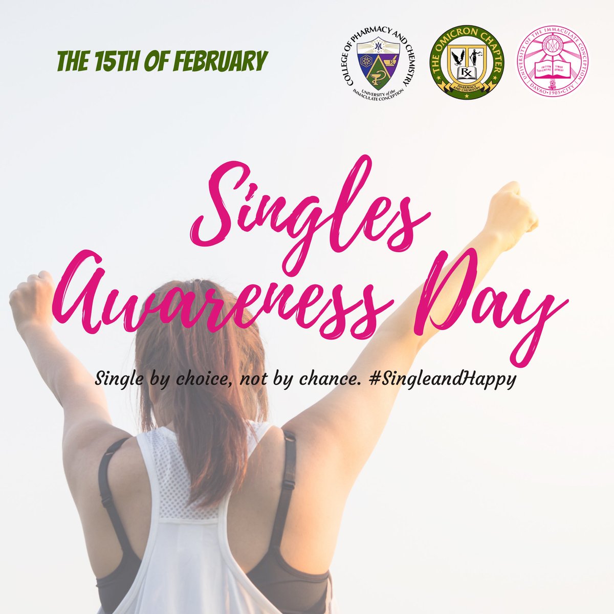 Yesterday, we celebrated love in all of its forms, “self-love” being one of them. Today, we extend the celebration of that certain type of love.

HAPPY SINGLES AWARENESS DAY!💚

Q: Single ka because???

#Omicron24/7
#CPCVipers🐍
#SinglesAwarenessDay💚
#SingleandHappy