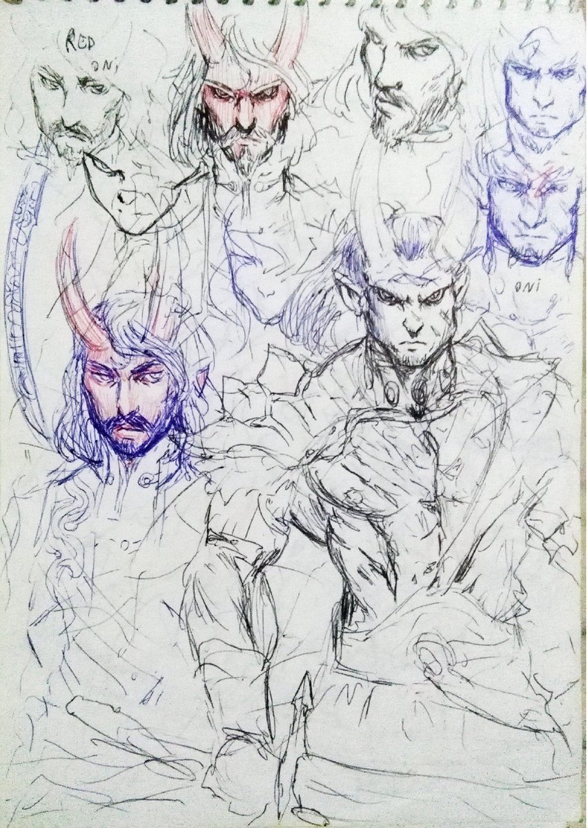 More sketches from my sketchthing! Now with extra guys ?? 