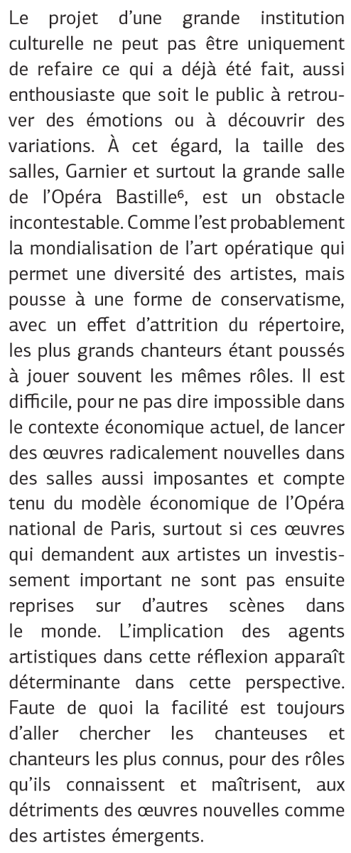 Il est donc notamment question de rendre ce paysage culturel moins “si blanc” et moins raciste, favoriser l'évolution de ses normes, et diversifier / en diversifiant les représentations et les œuvres (au-delà des œuvres et mises en scènes du 19è siècle).