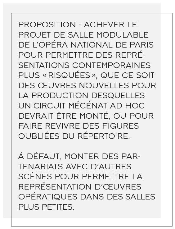 Il est donc notamment question de rendre ce paysage culturel moins “si blanc” et moins raciste, favoriser l'évolution de ses normes, et diversifier / en diversifiant les représentations et les œuvres (au-delà des œuvres et mises en scènes du 19è siècle).