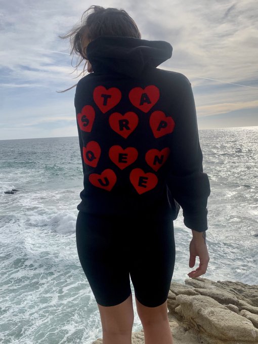 2 pic. I can’t believe this aostrapqueen hoodie my husband @tonyslipsedit MADE me. He makes everyday