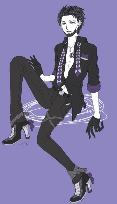 ヒール男子のtwitterイラスト検索結果