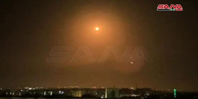 Ракетный обстрел Дамаска. 15.02.2021 