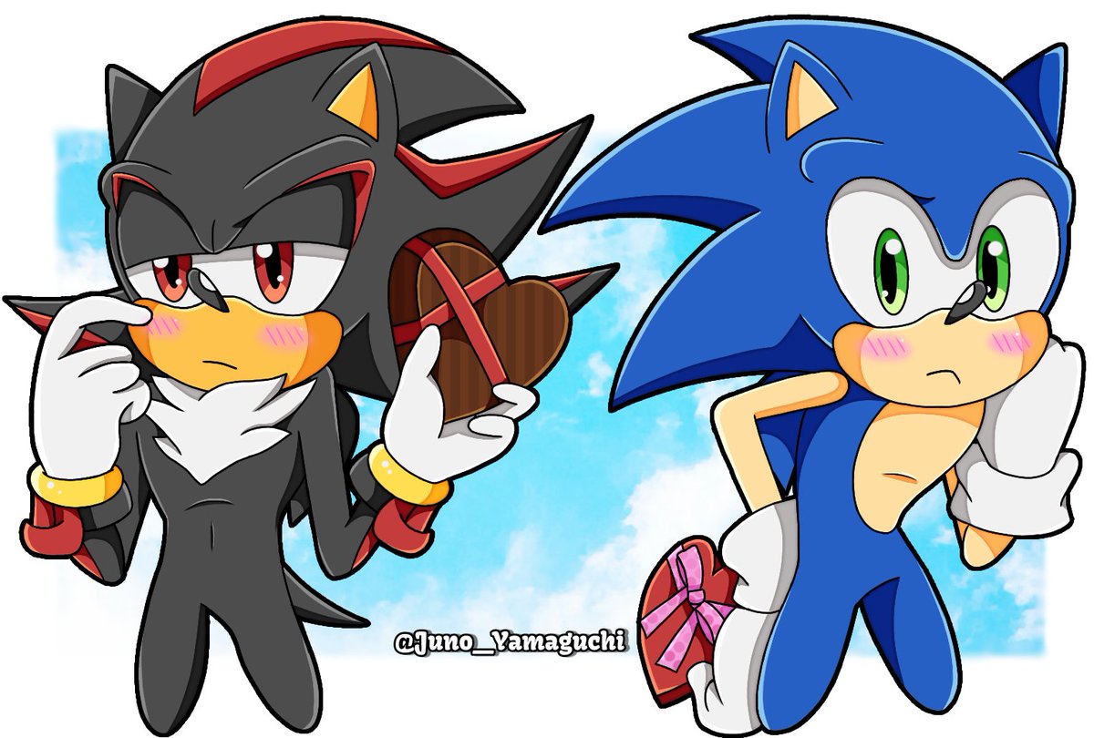 Juno_Yamaguchi's tweet photo. Sonadow Week 2021 - Day 7 (Date/Valentines) 💝
They are very shy. xD

@Sonadow_Week #sonadow #SonadowWeek2021 #sonadowweek #SonicArt #SonicTheHedgehog #ShadowTheHedgehog #digitalart #fanart #ValentinesDay #バレンタイン https://t.co/xbmvpNQKW3