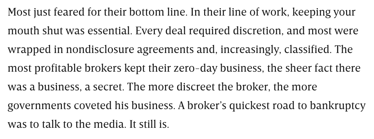 This is somewhat accurate. It's how you know that for most purposes, I'm not longer involved (I don't want that sort of business and hate getting sucked in). But it's the same as for most government work that demands discretion -- they want discretion.