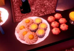 RHNews_'s tweet photo. Some Lunar New Year foods in Reddie's stream! (thread) https://t.co/79zzo6lVPR