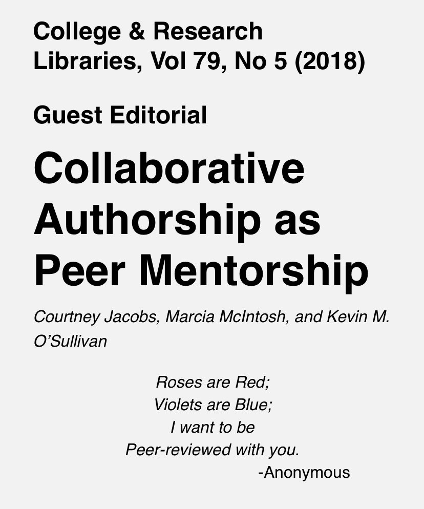 Roses are Red;
Violets are Blue;
I want to be
Peer-reviewed with you.

Happy Valentine’s Day from your colleagues at 3DHotbed 💝
