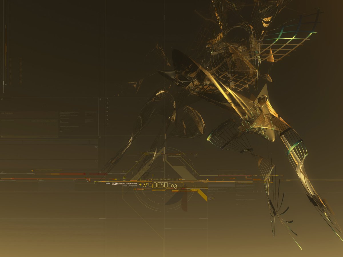 Let me share some vibes from different eras along the way.Here's some stuff I made during the early Depthcore 3D abstract boom, 2002-2003.