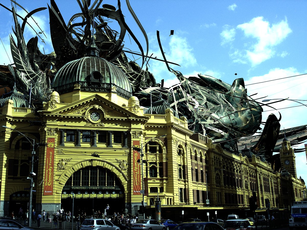 After a few solid years making the same piece in different colours I worked out you could add photography to 3D, so I did that for a few hundred pieces.2004-2006