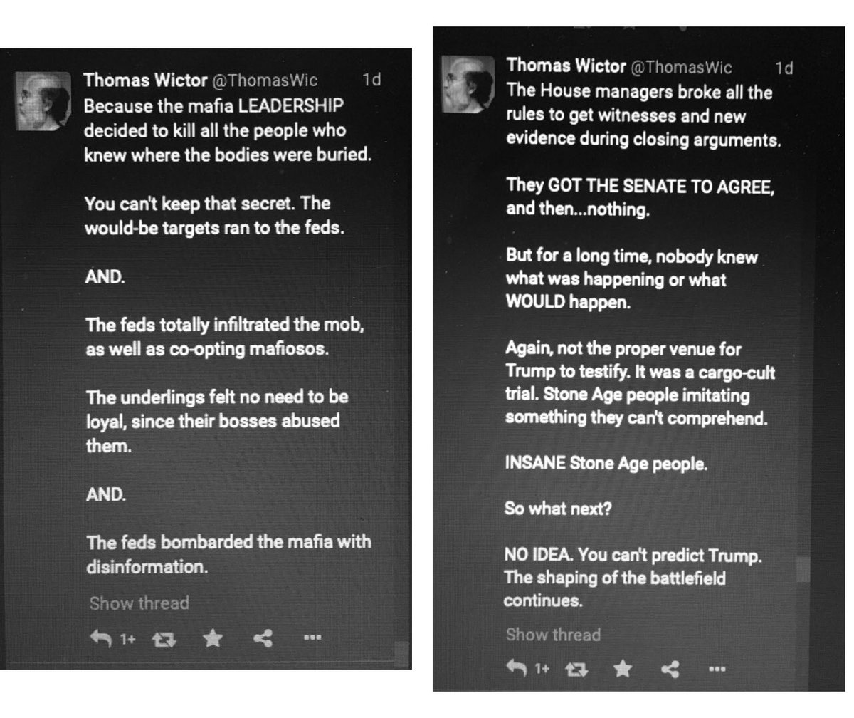 on_rodeo's tweet photo. VVictor laying it out for plainly, plus an excellent observation from another 

lmpeach-mint was a fishing expedition

And all the Dems and RINOs got out of it was squealing like a piggy https://t.co/SR1cFrTtMw