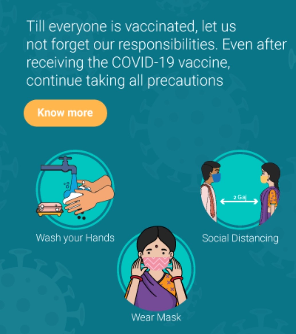 SpokespersonMoD's tweet image. Don't forget to follow #AppropriateBehaviour. Continue to #WearMask, wash hands at frequent intervals and follow #SocialDistancing norms even after the #COVID19 vaccine.#IndiaFightsCorona #Unite2FightCorona #JanAndolan 
@rajnathsingh @adgpi @PIB_India @MoHFW_INDIA @indiannavy