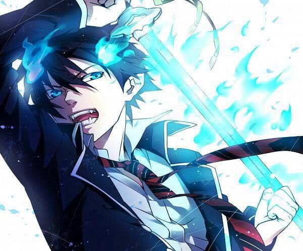 10. KURIKARA from Blue Exorcist and used by Rin Okumura the son of the Satan.The blade was crafted by Mephistopheles the king of time, it has the power to seal demons and allows Rin channel his demon flames through it to release both short and long range fiery attacks.
