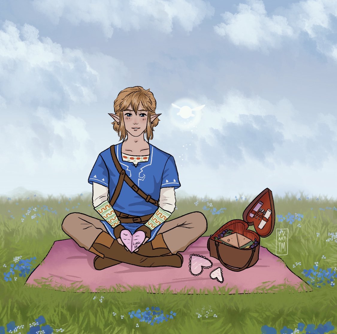 ethervic's tweet photo. Happy Valentine’s Day from link <3 

#legendofzelda #fanart #valentinesdat #botw https://t.co/Ncl1dgR0ob
