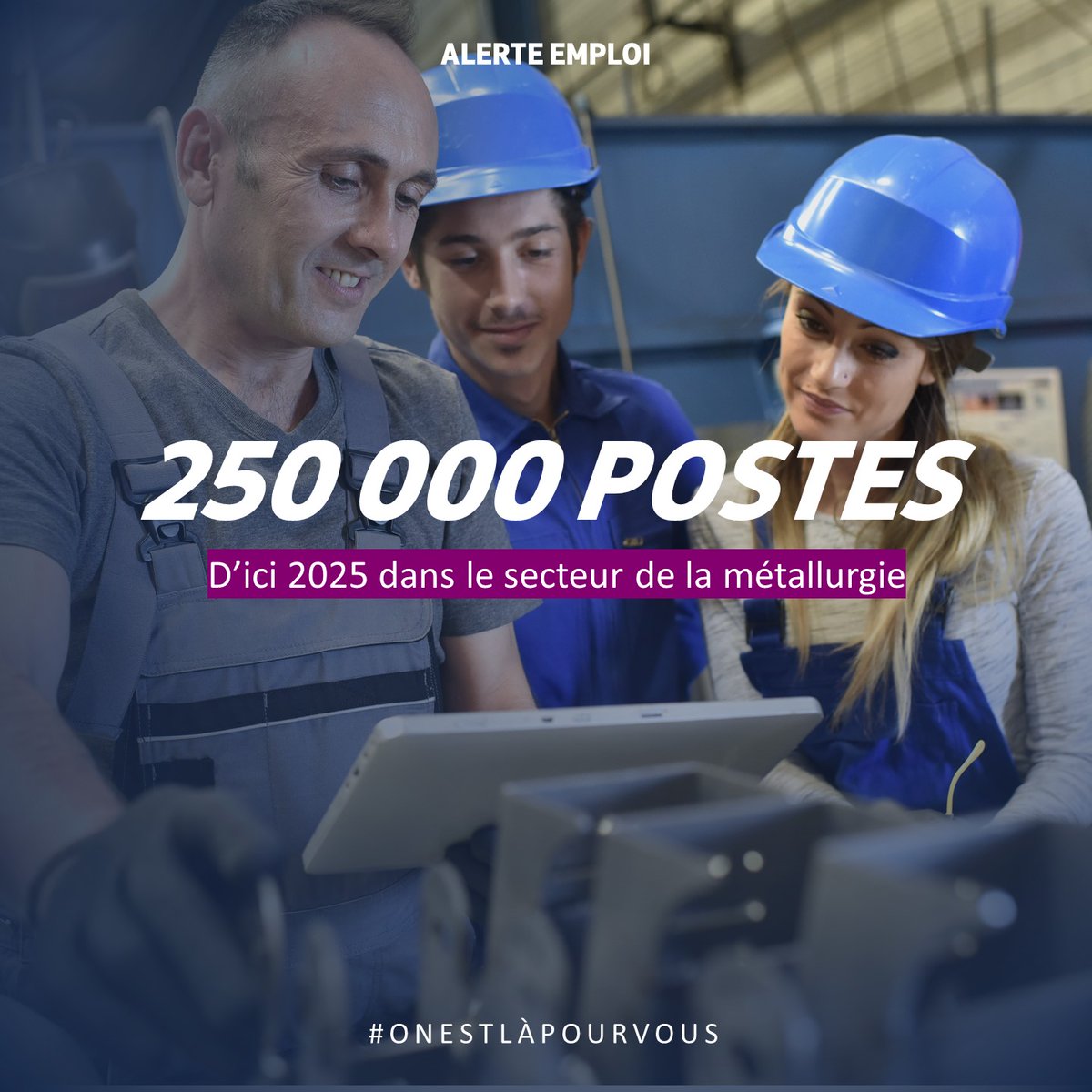 Que vous soyez en recherche d'une nouvelle opportunité professionnelle ou en reconversion, la métallurgie offre de belles perspectives d'emploi. Pour découvrir ce secteur ⤵️ bit.ly/3aaJtEX

#TousMobilisés #AvecPôleEmploi