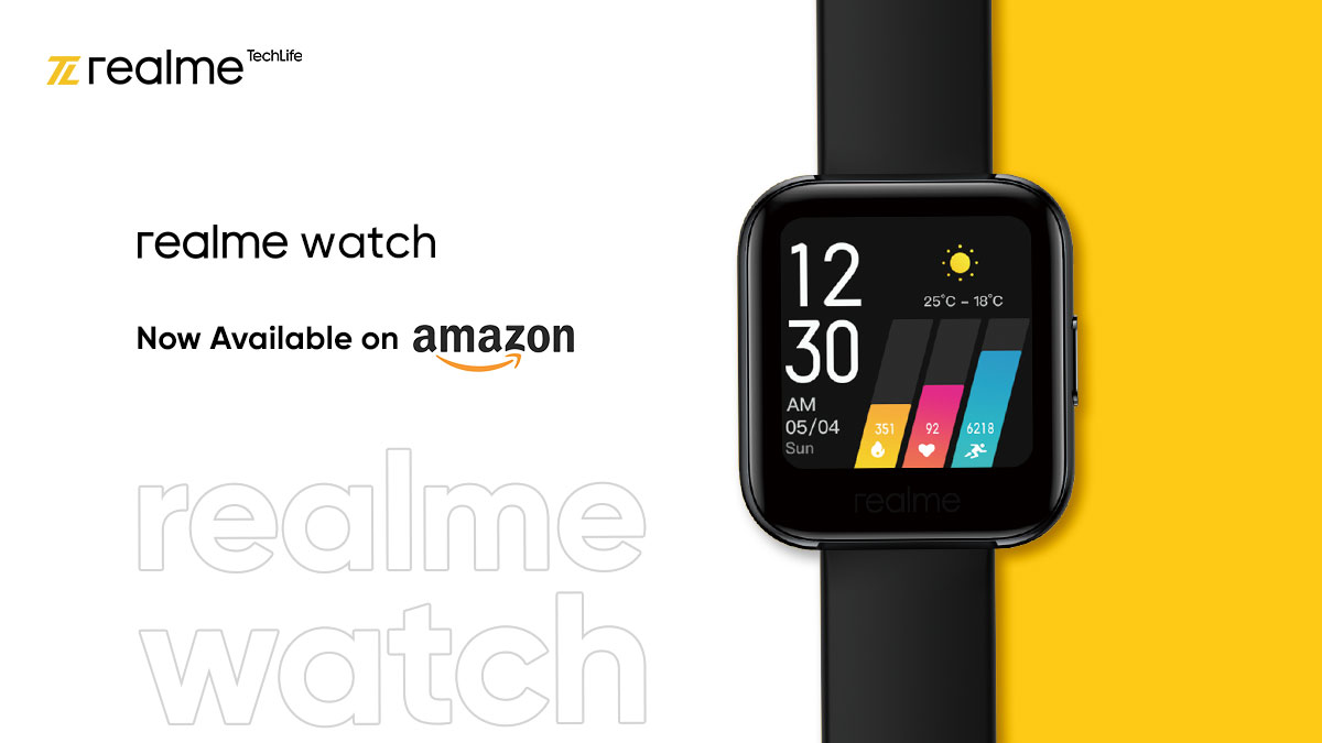 realmenarzoIN's tweet photo. It’s #TimeToBeSmarter and get the classic #realmeWatch equipped with smart features and a stylish finish.
Now available on @amazonIN.
Buy now: https://t.co/1QAGvIT7tK https://t.co/NArANc9zpY