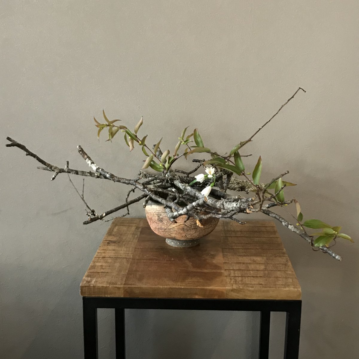 Kanon Flowerdesign 代々木 奥渋 枯れ枝の中から Flower Design 松井達彦 Kanon フラワーデザイナー 花装飾 空間装飾 品川プリンスホテル装飾 代々木公園 Pocokanon 花屋 観葉植物インテリア Tv装花