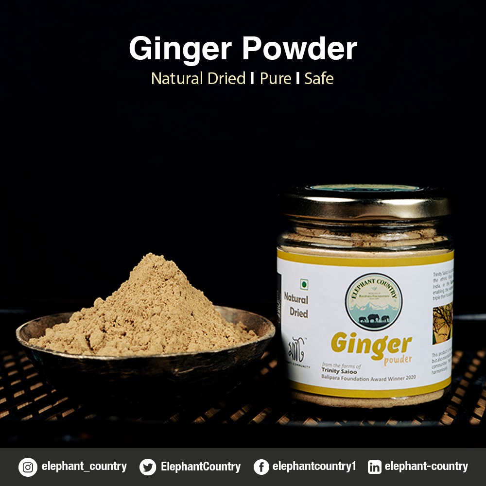 ElephantCountry's tweet photo. Sourced from the #communityfarms of Trinity Saioo, in Jayantia Hills, #Meghalaya #ElephantCountry #GingerPowder has tremendous #healthbenefits. DM to order! #indianspice #corporategift #diet #NorthEast https://t.co/gv1V2YtlzW