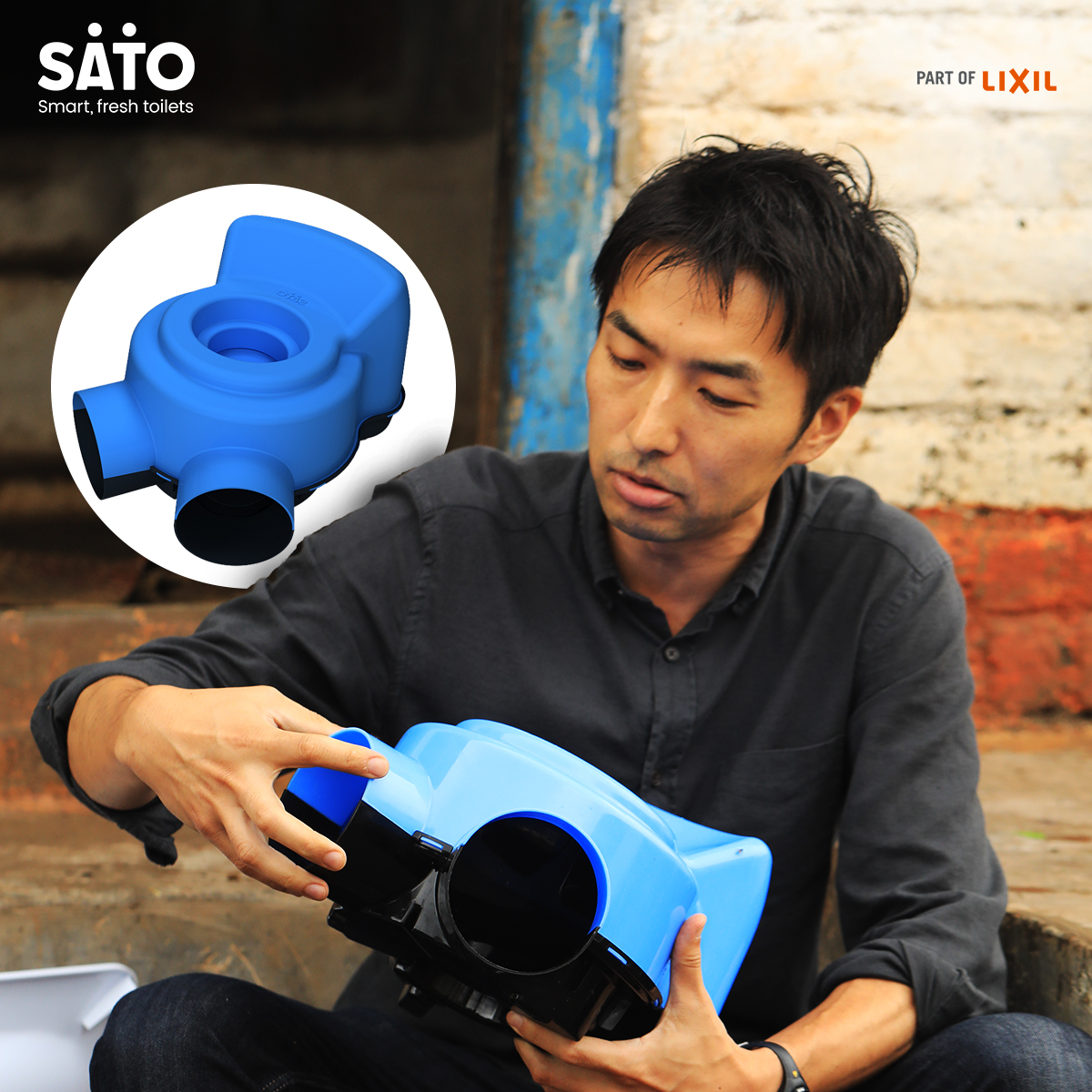 SATO__Asia's tweet photo. SATO believes in the adaptation of our products for different regions. That is why, in 2017, we developed the V-Trap for India. Unlike the traps used in African regions, these traps are designed with a twin pit system to divert wastes.
#SATO_Toilets #SATOLIXIL #Asia #Bangladesh https://t.co/HmQT2Qs6kI