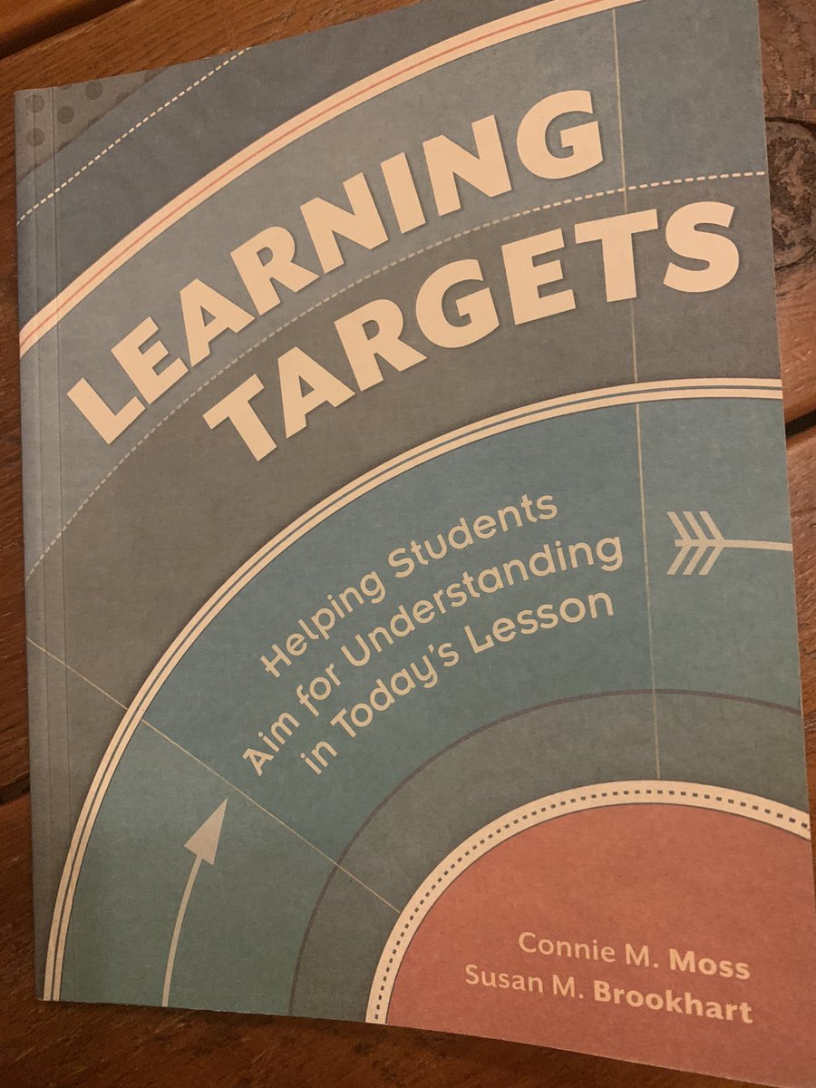 ChristineBarr2's tweet photo. This is a great book!  When teachers provide targets that kids understand, it gives purpose to teaching and learning. #edu7325 https://t.co/OiVY65uUUu