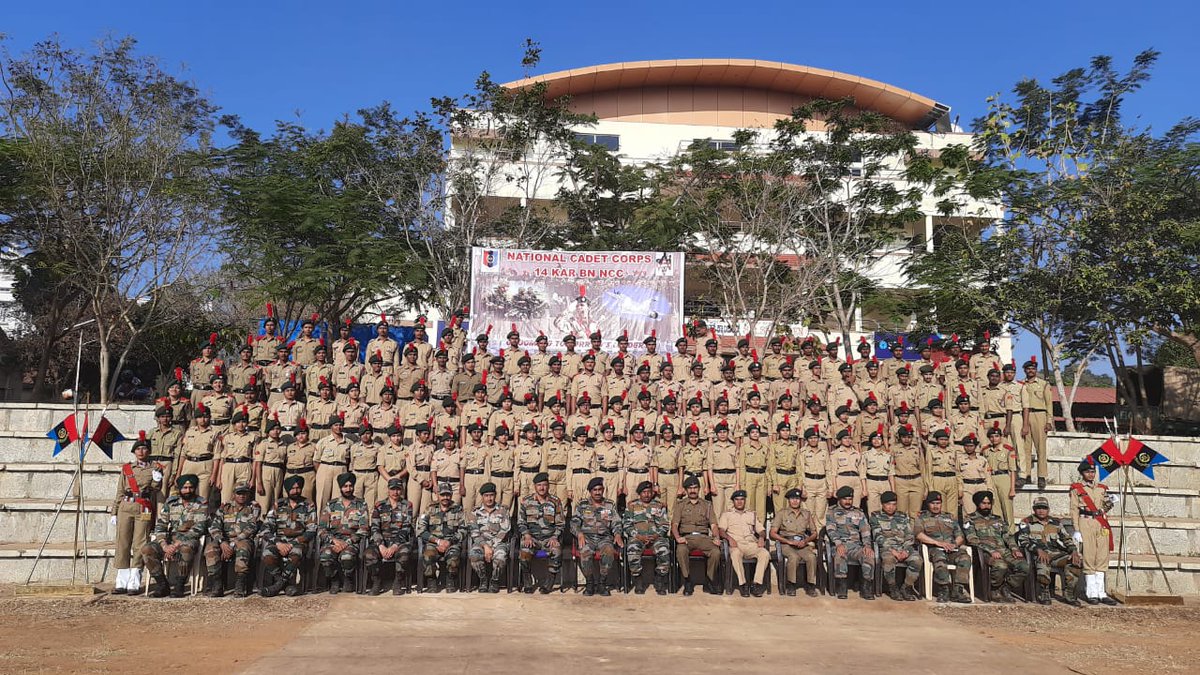 HQ_DG_NCC's tweet photo. #NationalCadetCorps 
CATC was conducted by 14 KARNATAKA BN NCC Mysore, from 09 Feb to 13 Feb 21. It covered Map reading, Drill, Field Craft, Weapon Training and concluded with a colourful cultural programme with Prize distribution for the deserving Cadets.
@SpokespersonMoD https://t.co/gbtC9s89zN