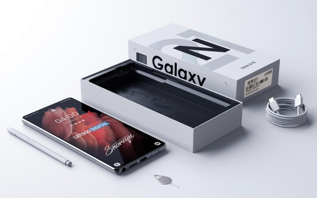 TechKard's tweet photo. So here are the Renders of Samsung Galaxy Note 21

Coming with S-Pen/Pro Stylus pen🖊️

Via @letsgodigitalNL 

#GalaxyNote21FE #samsungNote21 [1/2] https://t.co/FjXBalXTlo