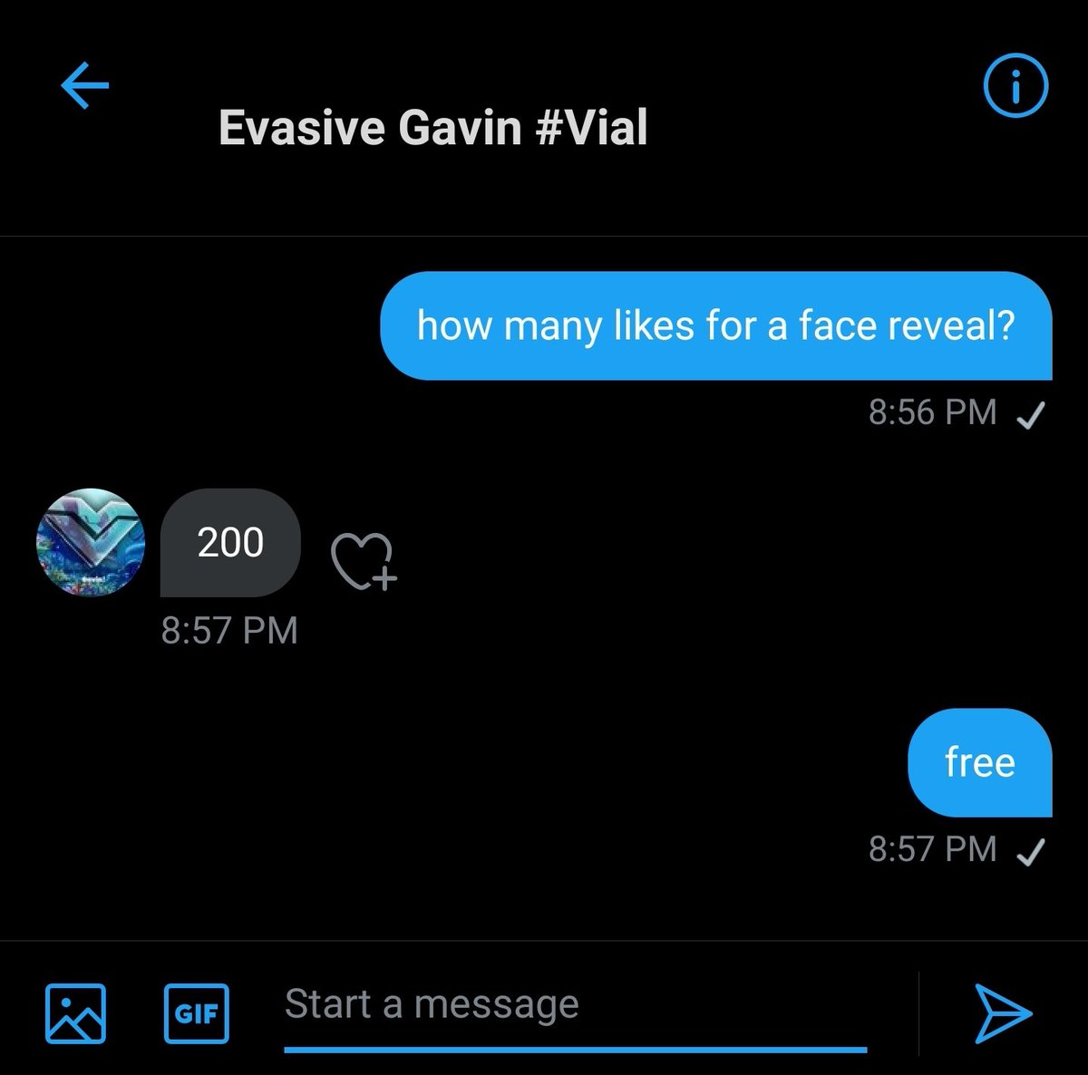 ugone's tweet photo. 200 likes and @EvasiveGavin will face reveal.
❤ &amp; ♻️ https://t.co/m7ZEHMcBr7