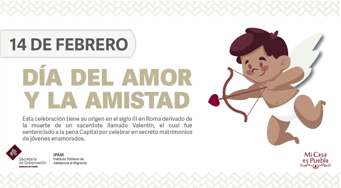 migrantepoblano's tweet photo. ¡Qué el #amor, la #amistad y la #fraternidad sean una constante en nuestras vidas!
Feliz #14defrebrero. https://t.co/dwuJjpDLti
