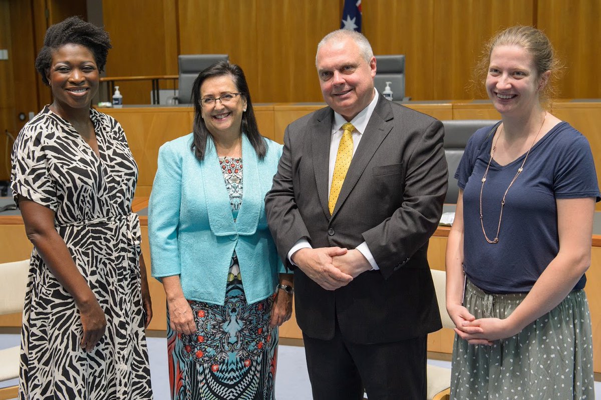 UNSW's tweet photo. The Hon Greg Hunt MP (@GregHuntMP), Minister for Health and Aged Care, Stirling Griff (@Stirling_G), Senator for South Australia, and other VIP guests attended the launch of the new 'YourIVFSuccess' website this morning at Parliament House, Canberra. https://t.co/6gG3yaa7ys