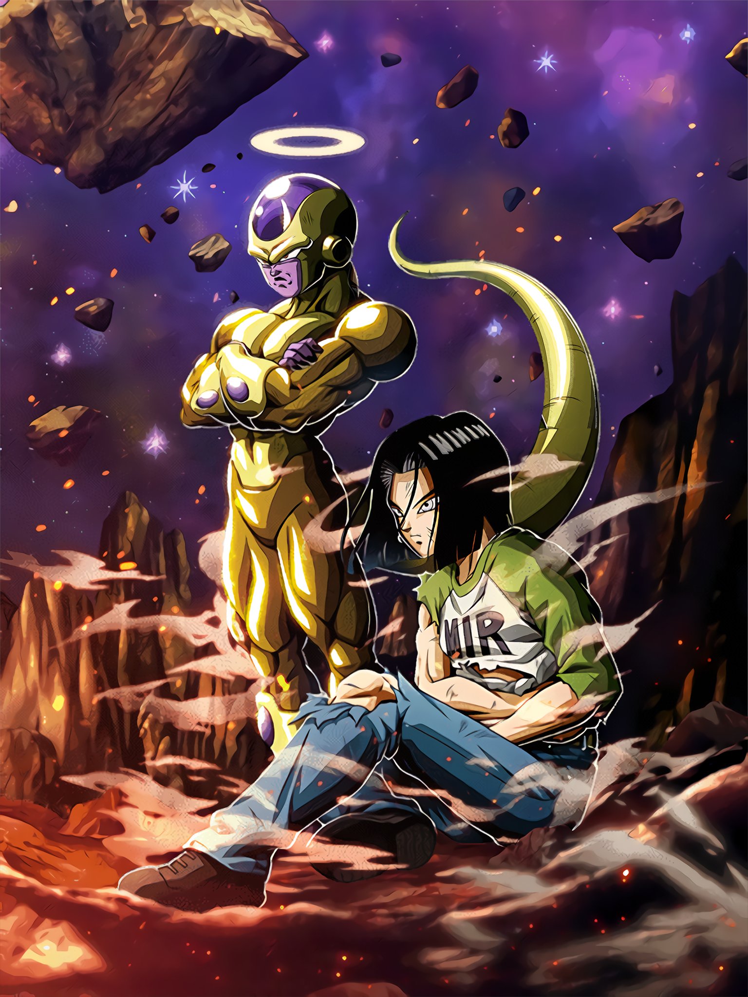 Hydros New Phy Lr Golden Angel Frieza And 17 Lr Art Dokkanbattle The Final Remaining Possibility Golden Frieza Angel Amp Android 17 Hd Version ドッカンバトル 最終的な残りの可能性 ゴールデンフリーザ 天使 Amp 人造人間17号