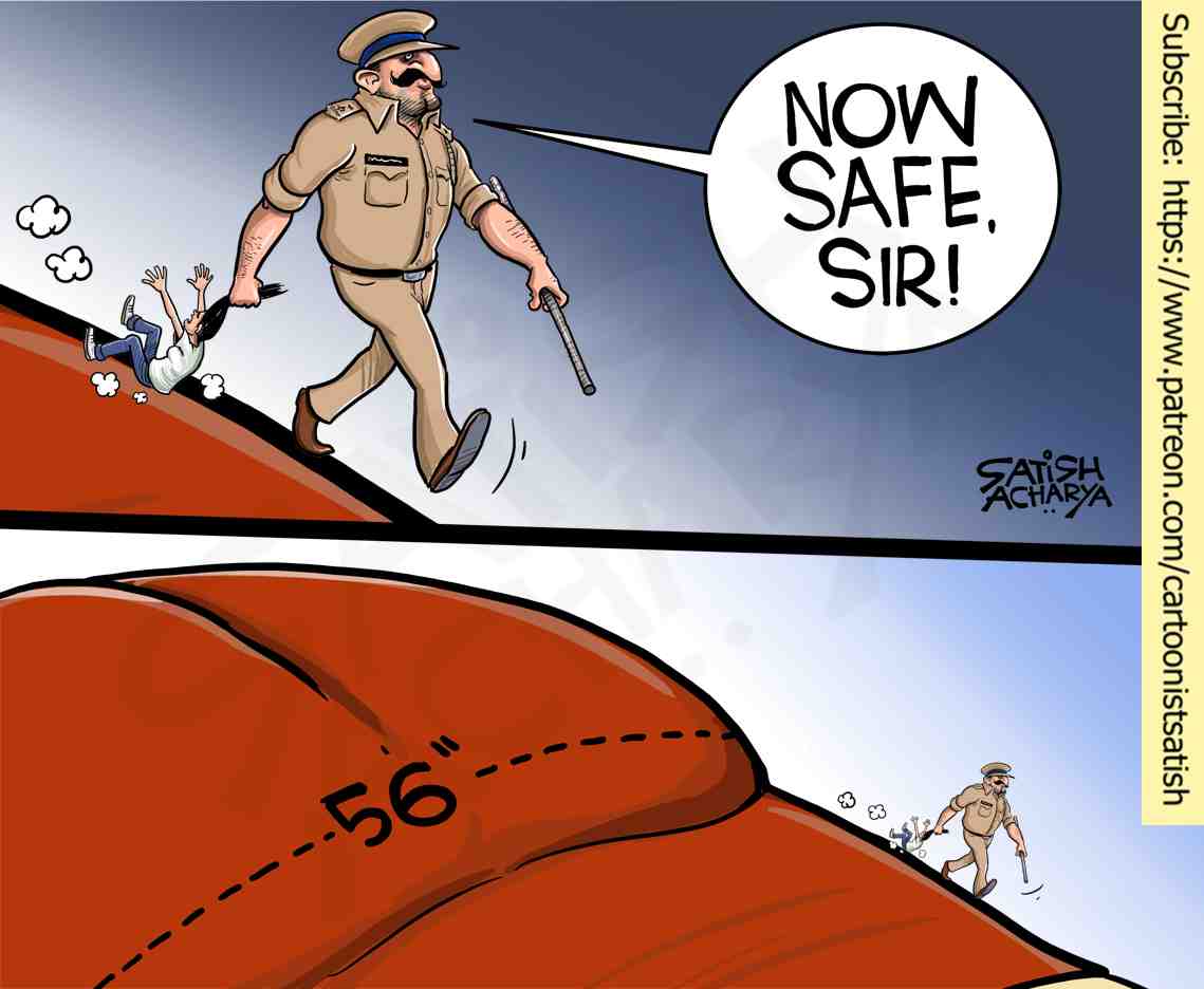 Young environmental activist Disha Ravi arrested! Cartoon done for Patreon members . To subscribe patreon.com/cartoonistsati… #DishaRavi