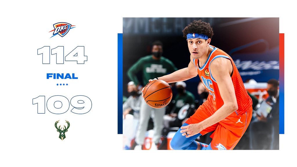 okcthunder's tweet photo. 💙 Valentine’s night W in OKC. https://t.co/XejrynWQiB