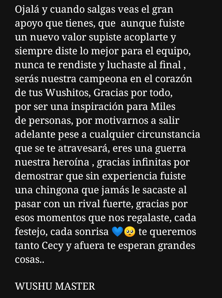 team_wushitos's tweet photo. Te admiro y siempre estaré para ti 

@cecywushu
LA HUELLA DE WUSHU
WUSHU A LA 5TA https://t.co/fri3wZMS26