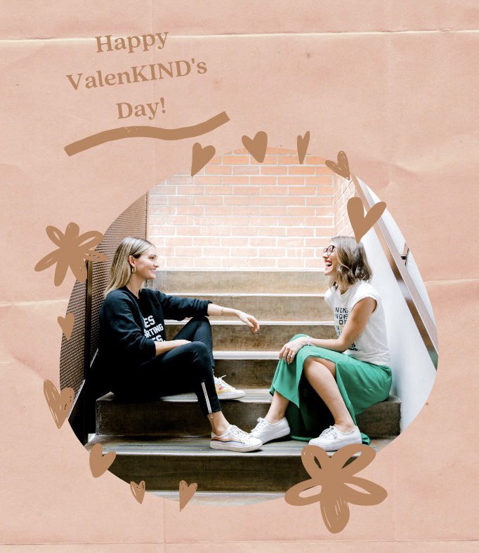 Happy ValenKIND’s Day! 🤎 We hope your day was filled with love, friendship, laughter + kindness. Whether you are celebrating today with yourself, with friends or with a loved one, know that YOU are LOVED. Sending love your way today + every day! XO, @mollymaethomps & Lauren