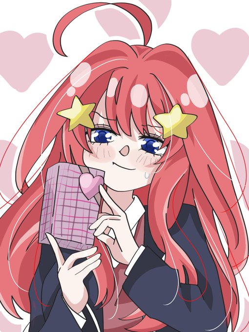 サキエルさんがTwitterに投稿した中野五月(五等分の花嫁)のイラスト。