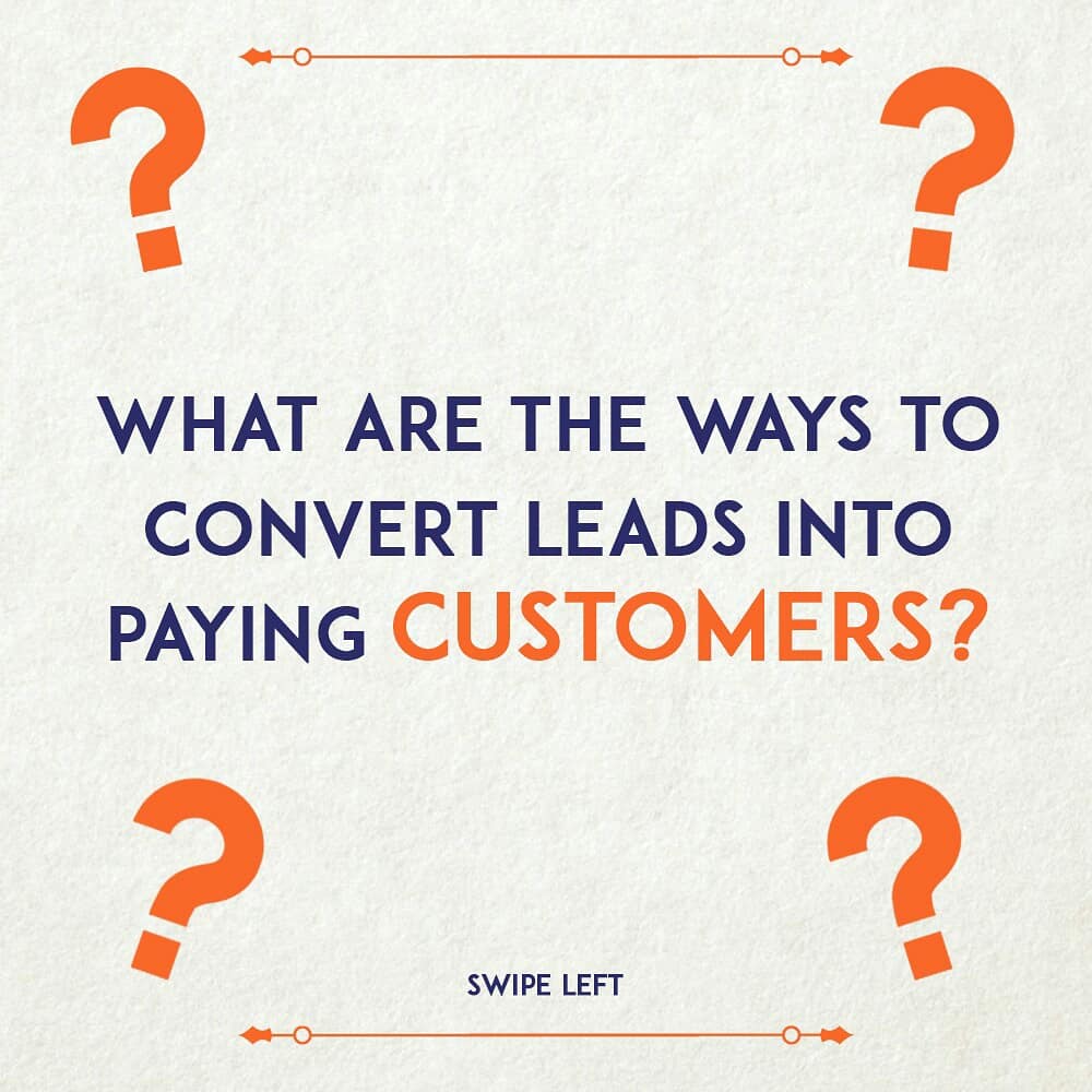SPFinanceAcad's tweet photo. What are the WAYS TO CONVERT LEADS INTO PAYING CUSTOMERS?

To learn more
JOIN US NOW!
.
for enquiry please give a missed call on -
7777970101 / 7777 98 4646
.
#spfinance #spfinanceacademy #lead #leadership #entrepreneur #academy #learning #students #instagram #joinus https://t.co/KXHR2bkTog