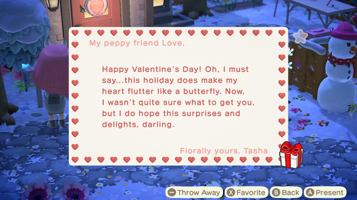 prncssdemi's tweet photo. happy valentine's day ♡
#AnimalCrossing #ACNH #NintendoSwitch https://t.co/SYE4EBSiHV