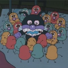 アンパンマンはかびるんるんとだだんだんが好きだしバイキンマンとかび