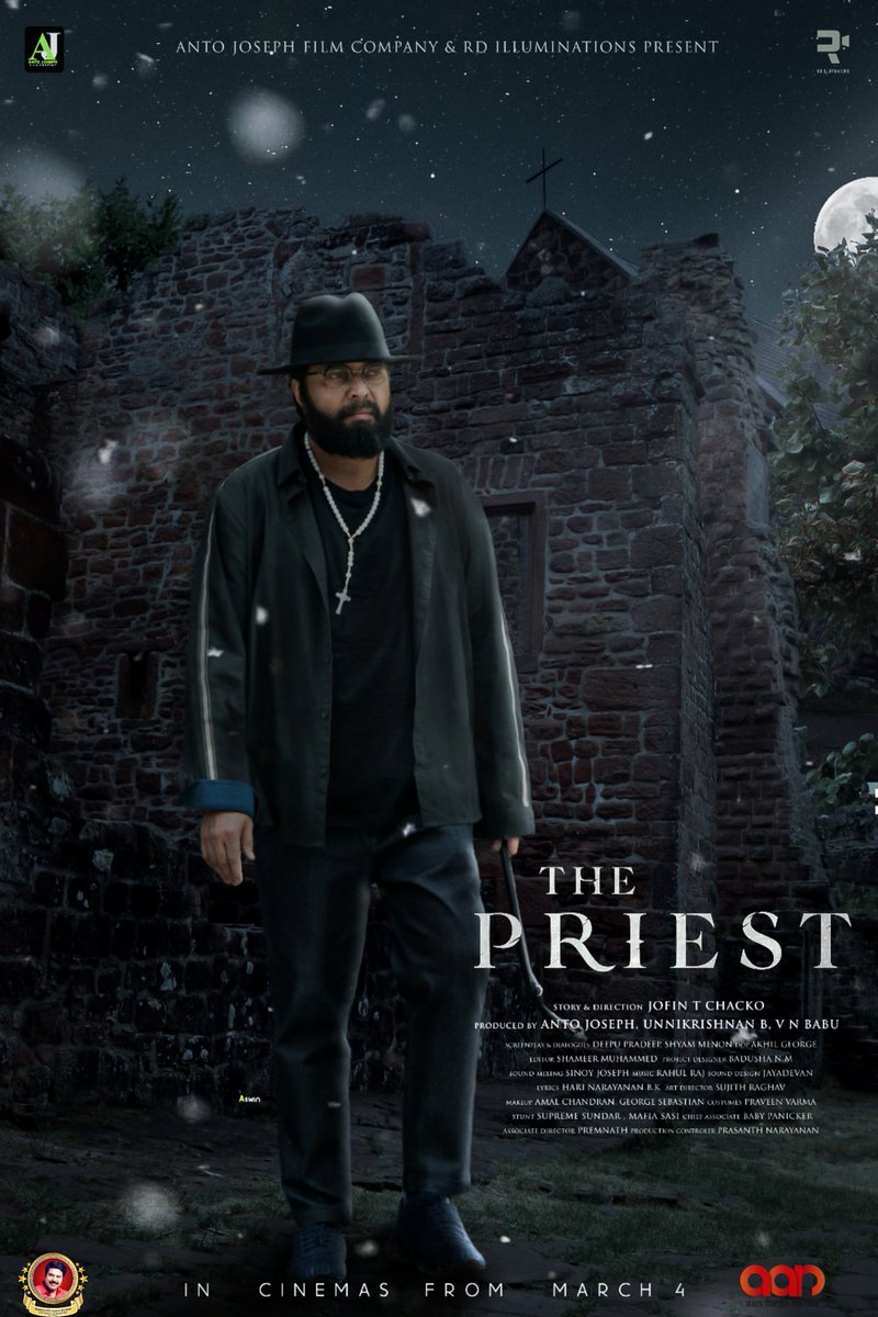 mfwaikerala's tweet photo. #ThePriest releasing on March 4, 2021

Here's a Fan Made by @_aswin_369

#MegastarMammootty @mammukka https://t.co/EersUAOpmk