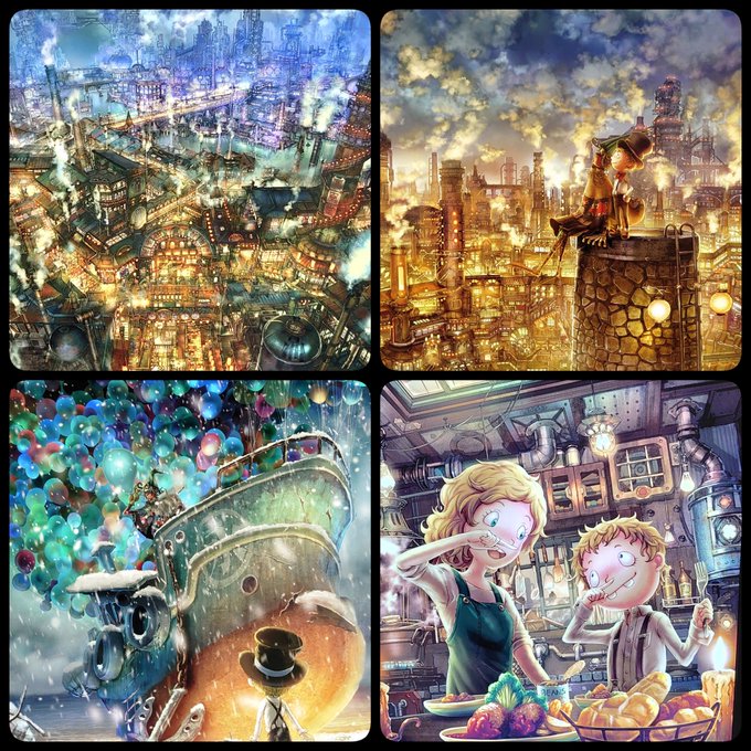 えんとつ町のプペル光る絵本展のtwitterイラスト検索結果