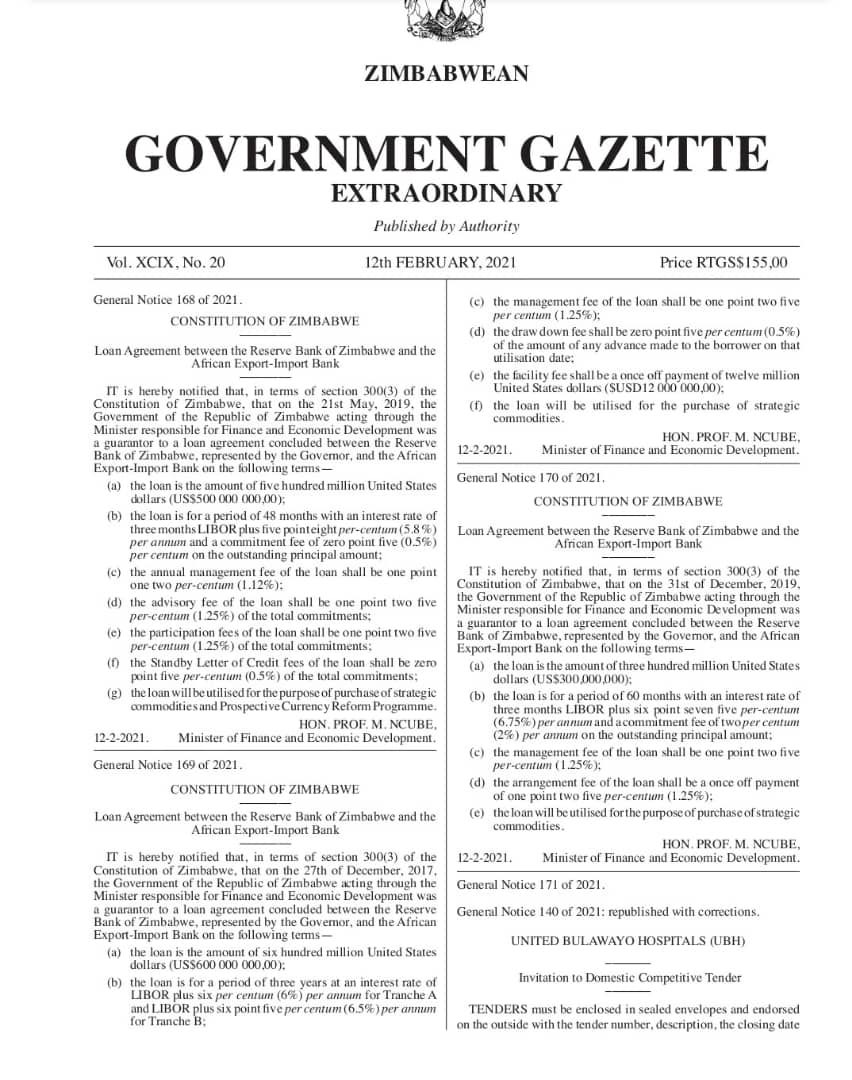 17/What does this mean for Zimbabwe? Minister Mthuli is simply preparing Zimbabweans for the inevitable debt assumption Bill. This will officially add US$5bn to the country’s foreign debt stock of US$9bn. Ps. The farmers compensation of US$3.5bn is not yet official