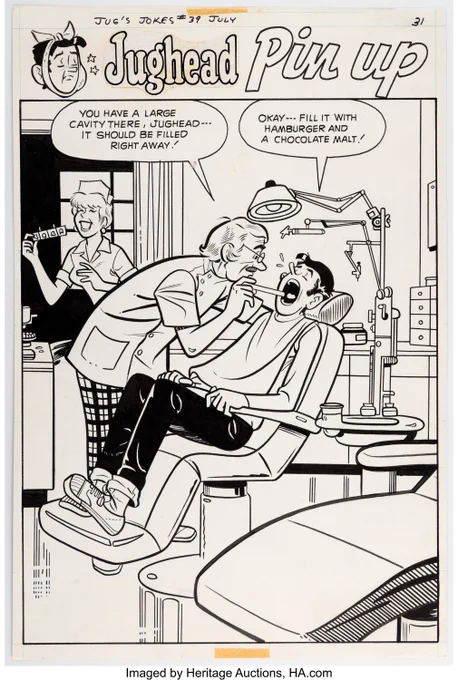 that's nothing compared to the pure adonis that is Jughead getting his teeth checked, this is peak male, everybody 
