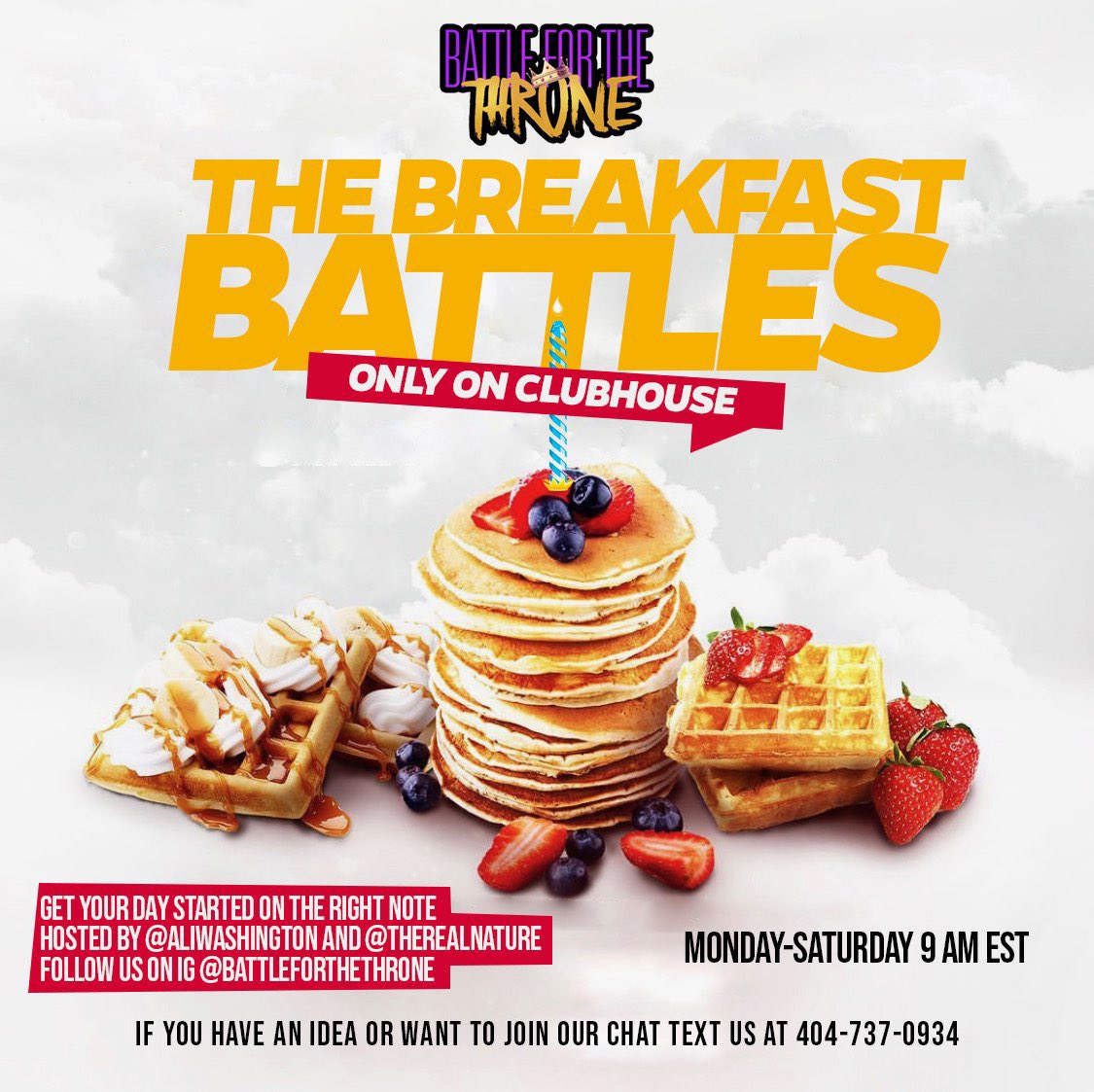 THEREALNATURE's tweet photo. Every morning on Clubhouse https://t.co/qIKLyXFjJZ