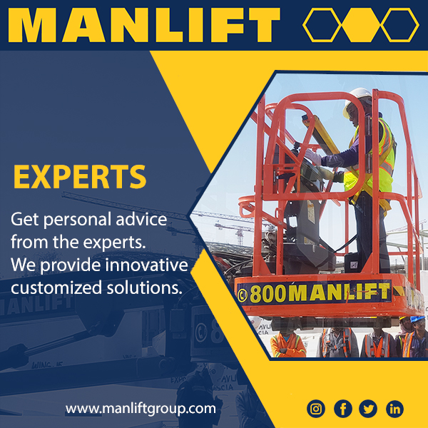 manliftgroup's tweet image. Manlift offeres customized work at height solutions based on your requirements. Our experts perform a complete analysis of the job  and recommend the best possible solution in the aspect of #safety and efficiency.
Learn more: bit.ly/3fjup8c
#customsolution #workatheight